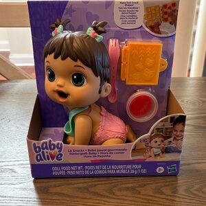 Lil' Snacks Doll - Brown Hair, Pink Outfit